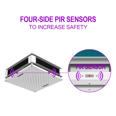 Le plafond UV-C de lumière de désinfection d'air d'AC100V a monté PIR Sensor