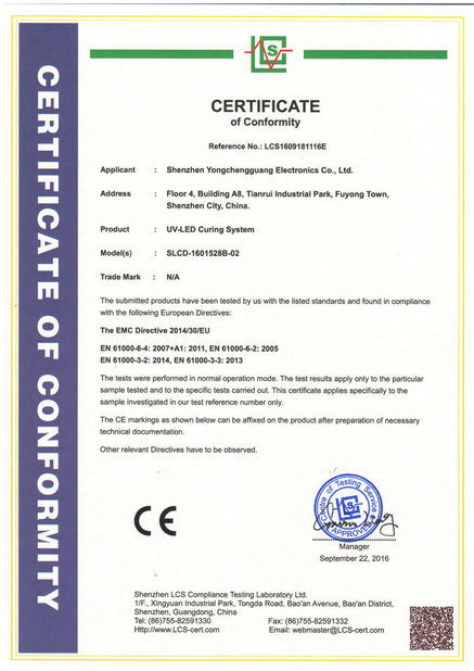 Chine Shenzhen Syochi Electronics Co., Ltd certifications