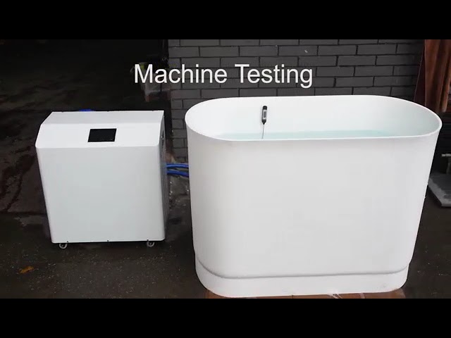 Vidéos d'entreprise À propos Commercial Grade Huge Cooling Capacity High Efficiency Ice Bath Chiller 2HP for Cold Shower